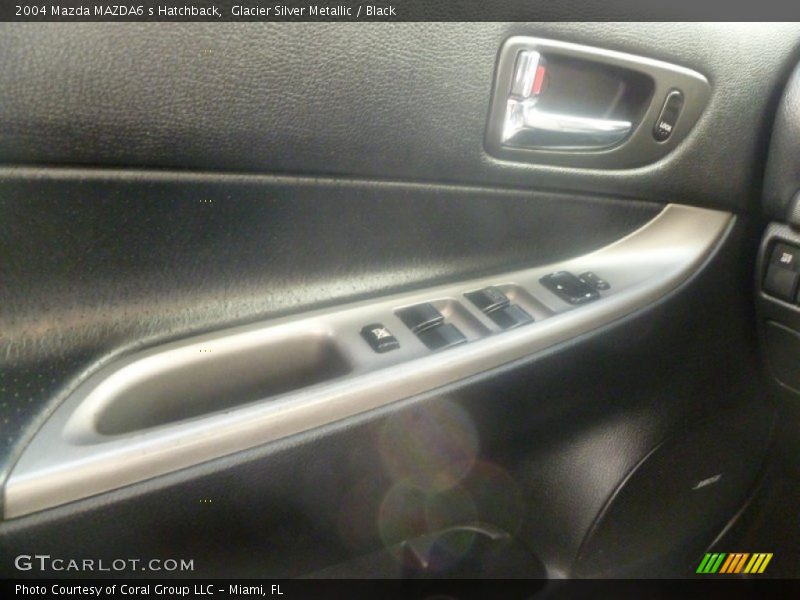 Glacier Silver Metallic / Black 2004 Mazda MAZDA6 s Hatchback
