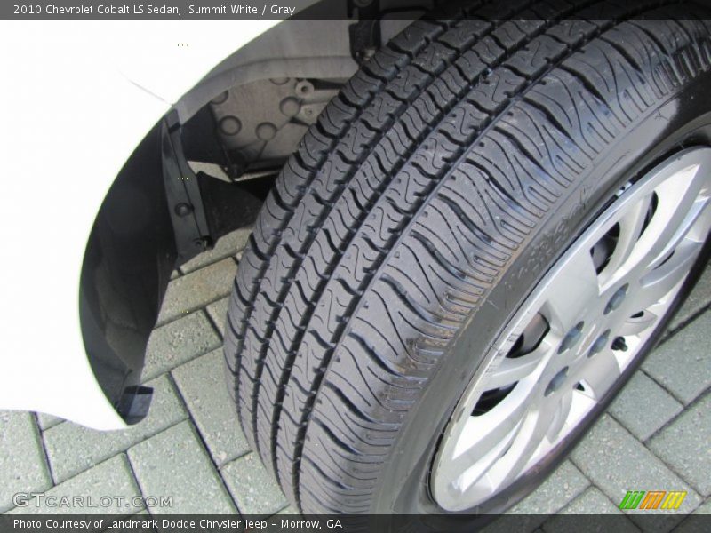 Summit White / Gray 2010 Chevrolet Cobalt LS Sedan