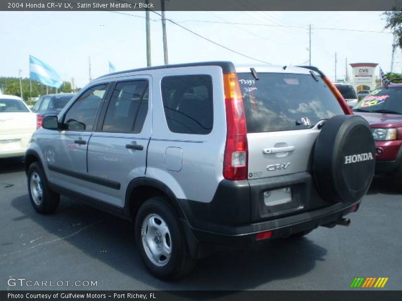 Satin Silver Metallic / Black 2004 Honda CR-V LX