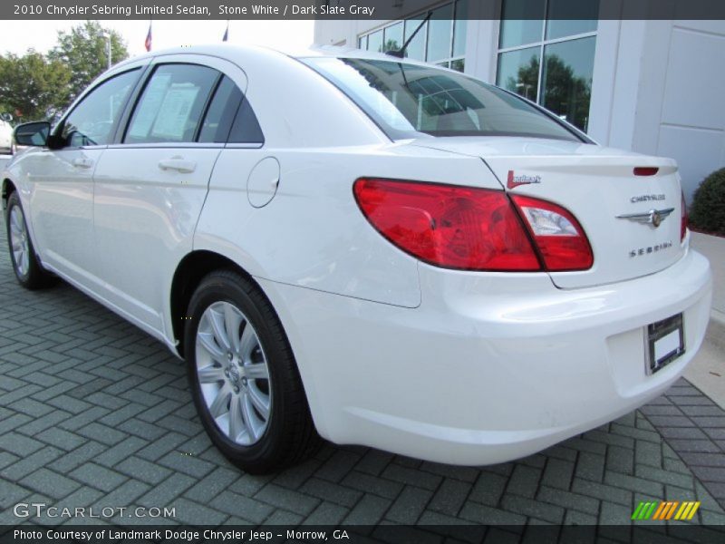 Stone White / Dark Slate Gray 2010 Chrysler Sebring Limited Sedan