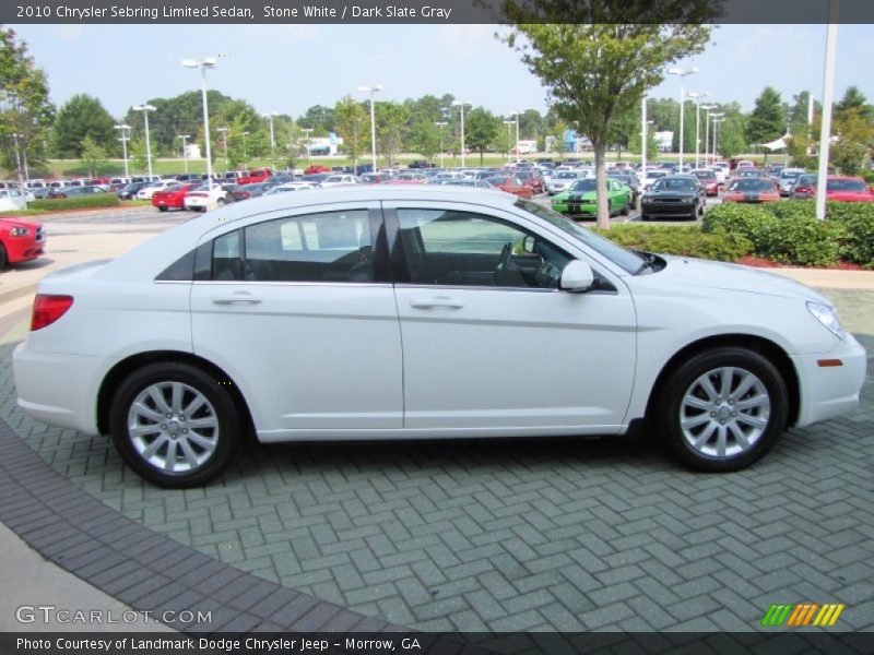 Stone White / Dark Slate Gray 2010 Chrysler Sebring Limited Sedan