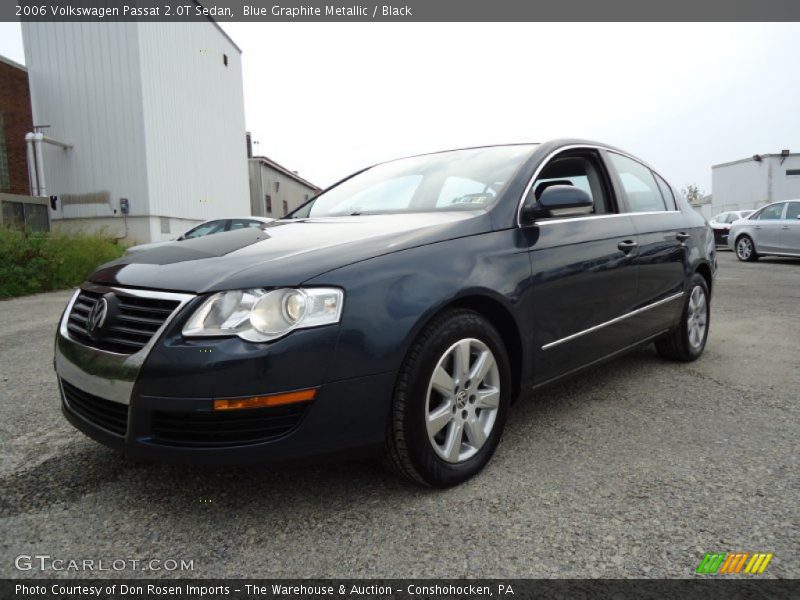 Blue Graphite Metallic / Black 2006 Volkswagen Passat 2.0T Sedan