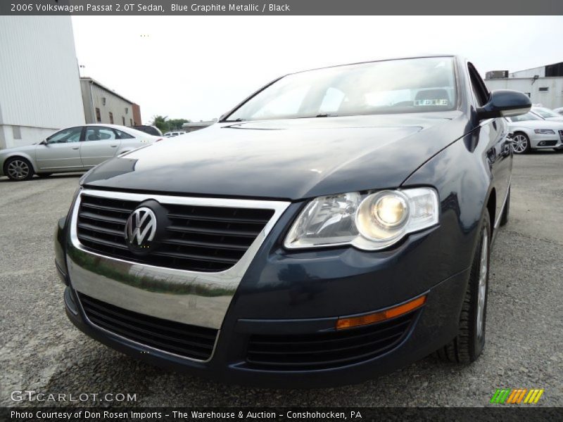 Blue Graphite Metallic / Black 2006 Volkswagen Passat 2.0T Sedan