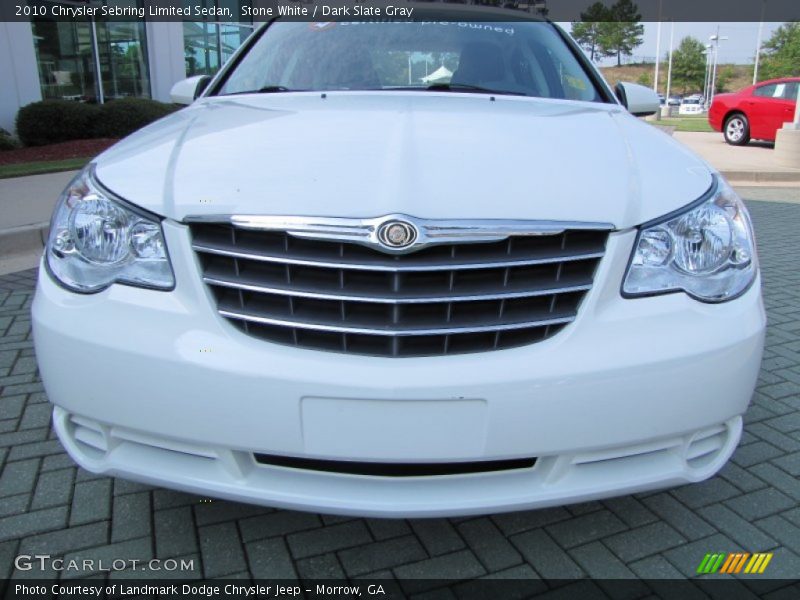 Stone White / Dark Slate Gray 2010 Chrysler Sebring Limited Sedan