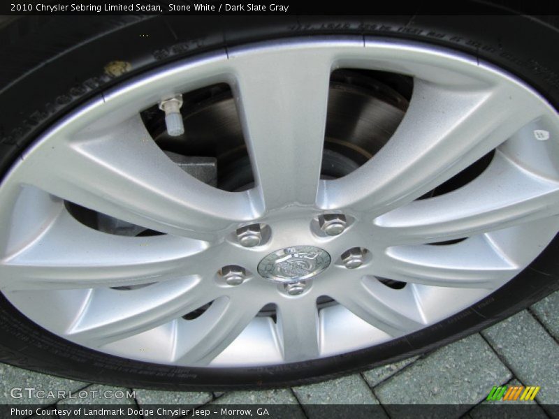 Stone White / Dark Slate Gray 2010 Chrysler Sebring Limited Sedan