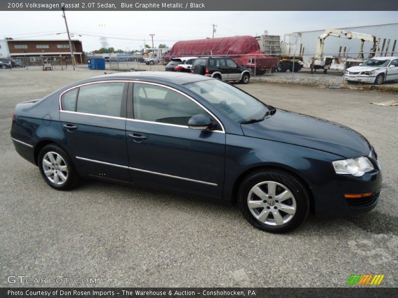 Blue Graphite Metallic / Black 2006 Volkswagen Passat 2.0T Sedan