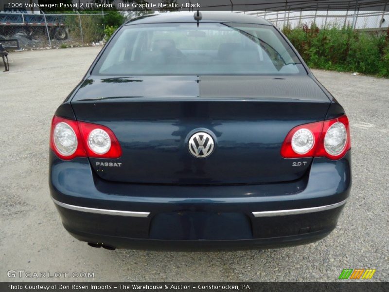 Blue Graphite Metallic / Black 2006 Volkswagen Passat 2.0T Sedan