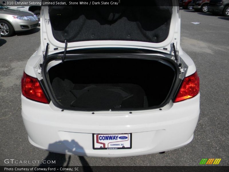 Stone White / Dark Slate Gray 2010 Chrysler Sebring Limited Sedan