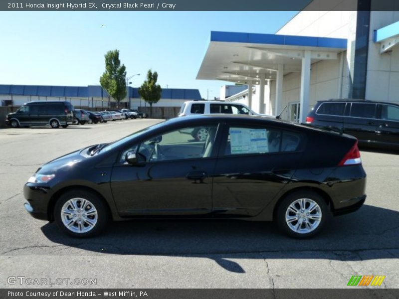 Crystal Black Pearl / Gray 2011 Honda Insight Hybrid EX
