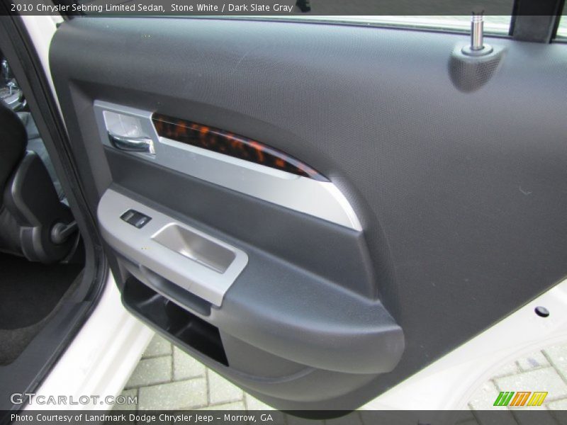 Stone White / Dark Slate Gray 2010 Chrysler Sebring Limited Sedan