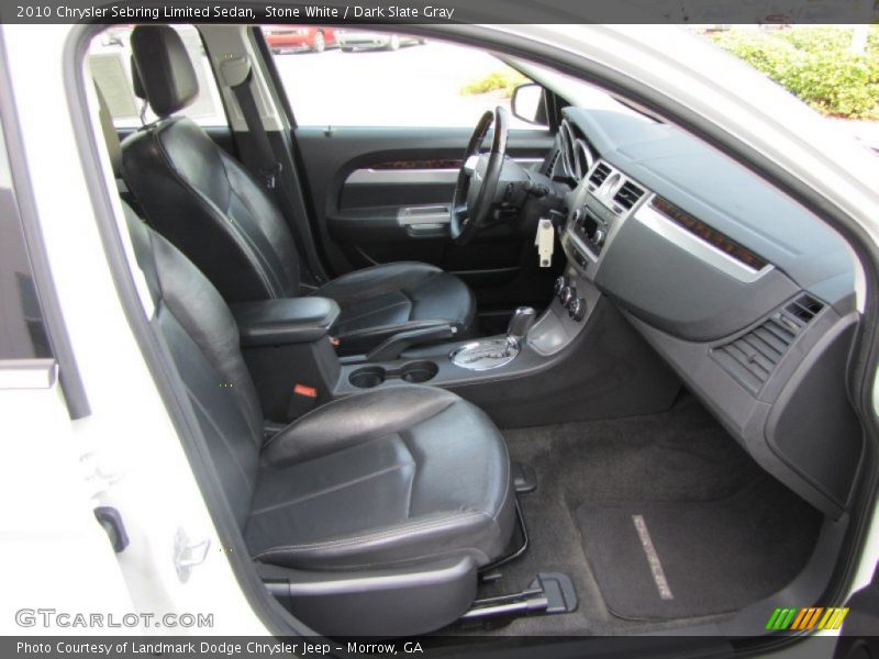 Stone White / Dark Slate Gray 2010 Chrysler Sebring Limited Sedan