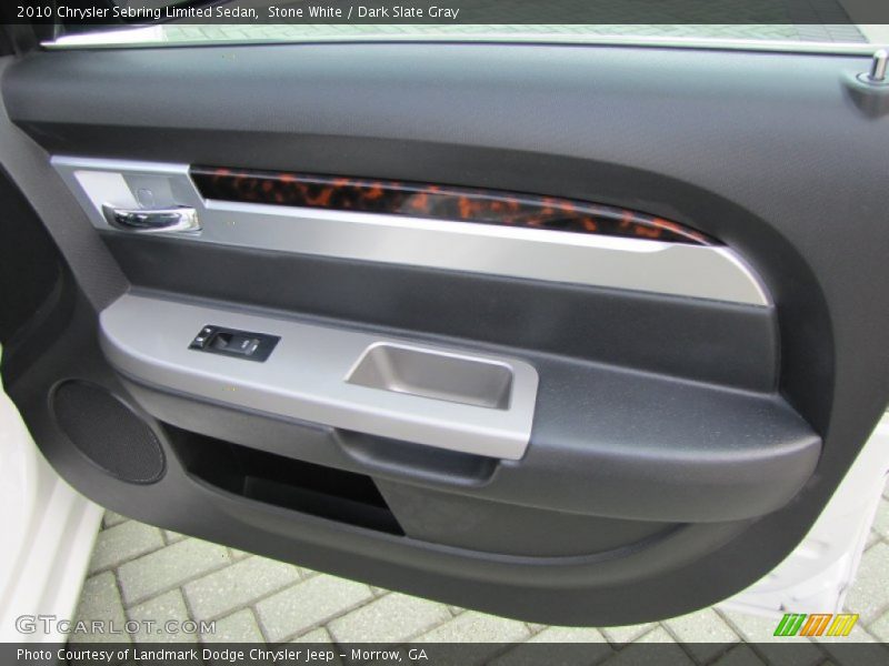 Stone White / Dark Slate Gray 2010 Chrysler Sebring Limited Sedan