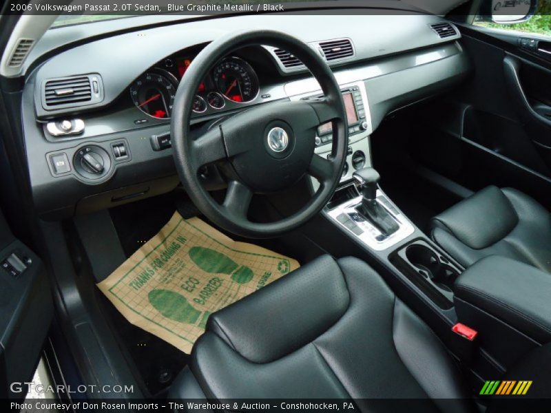 Blue Graphite Metallic / Black 2006 Volkswagen Passat 2.0T Sedan