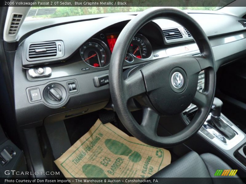 Blue Graphite Metallic / Black 2006 Volkswagen Passat 2.0T Sedan