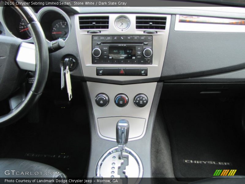 Stone White / Dark Slate Gray 2010 Chrysler Sebring Limited Sedan