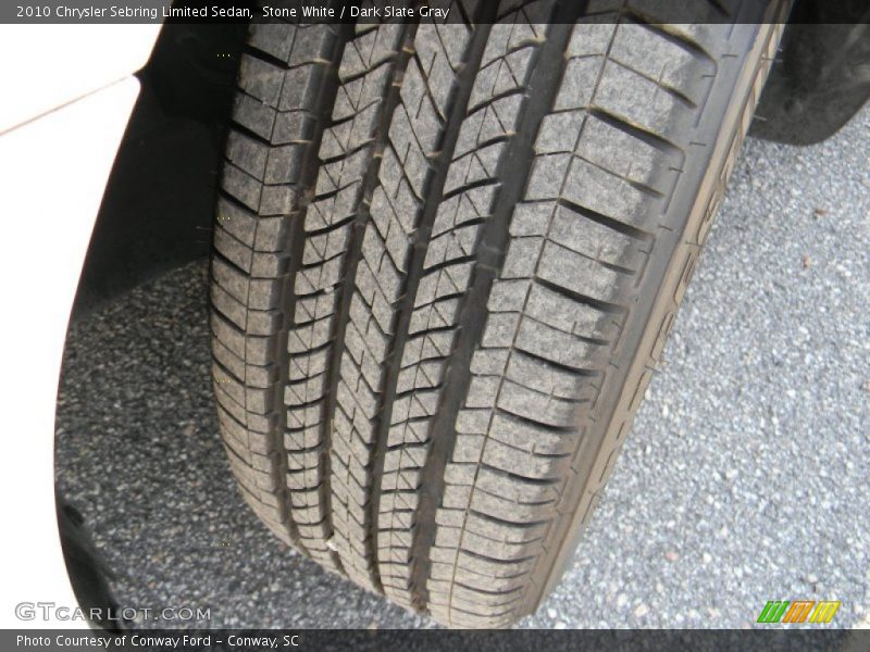 Stone White / Dark Slate Gray 2010 Chrysler Sebring Limited Sedan