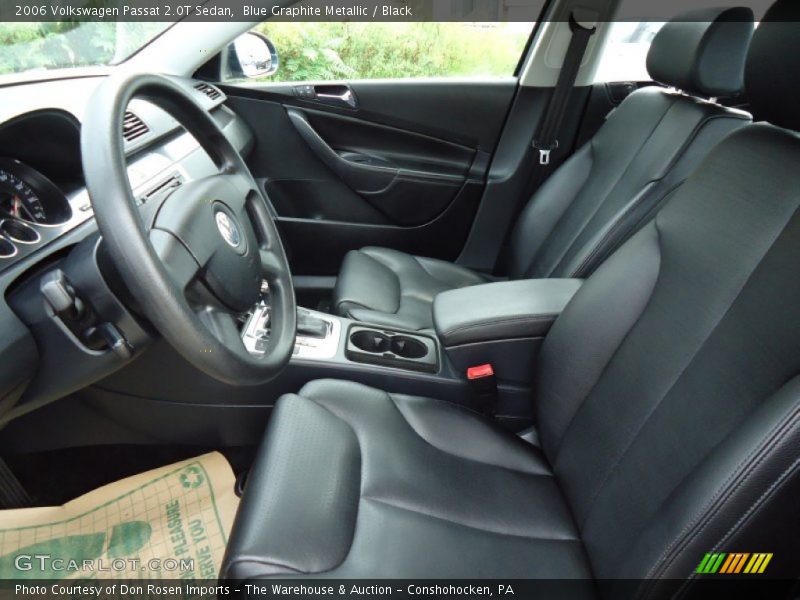 Blue Graphite Metallic / Black 2006 Volkswagen Passat 2.0T Sedan