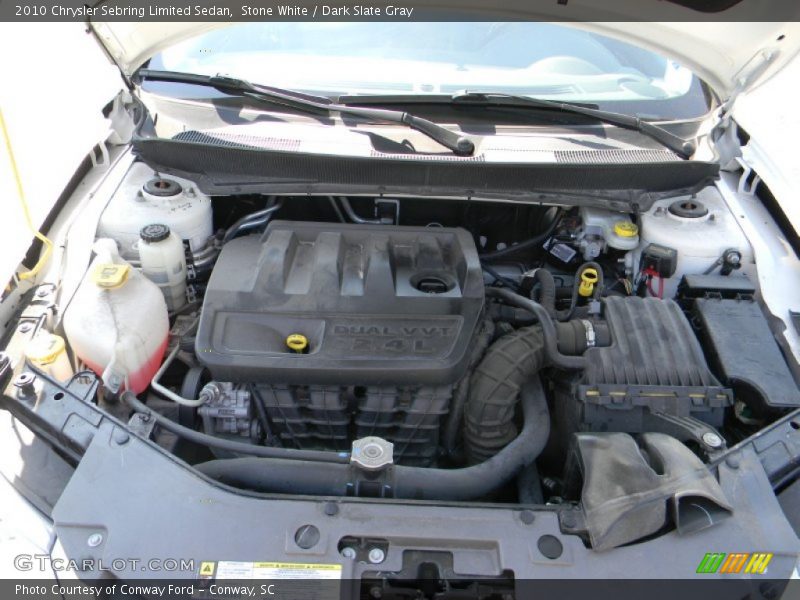 Stone White / Dark Slate Gray 2010 Chrysler Sebring Limited Sedan