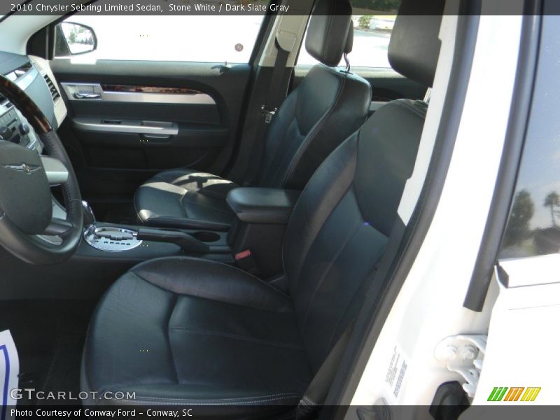 Stone White / Dark Slate Gray 2010 Chrysler Sebring Limited Sedan