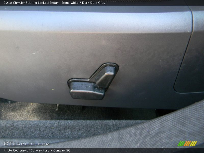 Stone White / Dark Slate Gray 2010 Chrysler Sebring Limited Sedan