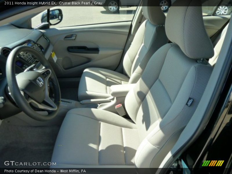 Crystal Black Pearl / Gray 2011 Honda Insight Hybrid EX