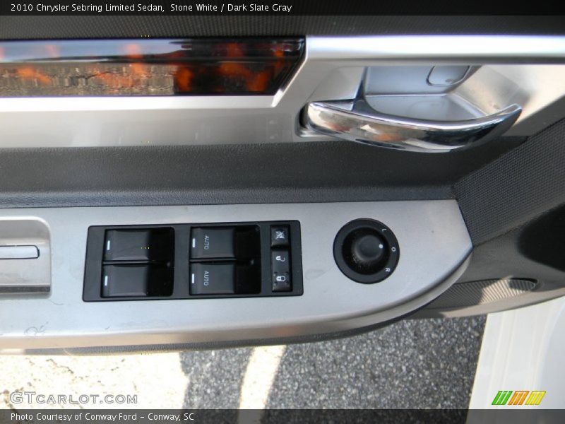 Stone White / Dark Slate Gray 2010 Chrysler Sebring Limited Sedan