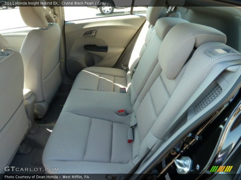Crystal Black Pearl / Gray 2011 Honda Insight Hybrid EX