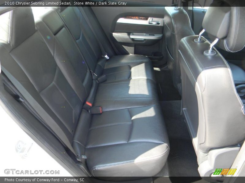 Stone White / Dark Slate Gray 2010 Chrysler Sebring Limited Sedan