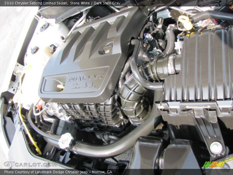 Stone White / Dark Slate Gray 2010 Chrysler Sebring Limited Sedan