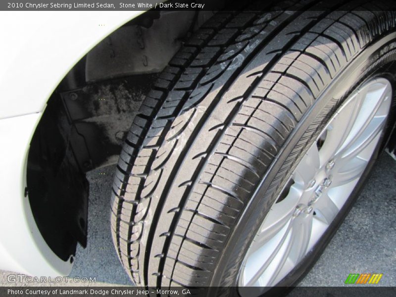 Stone White / Dark Slate Gray 2010 Chrysler Sebring Limited Sedan