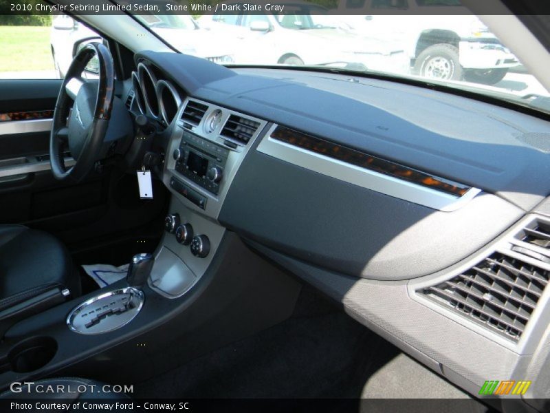 Stone White / Dark Slate Gray 2010 Chrysler Sebring Limited Sedan