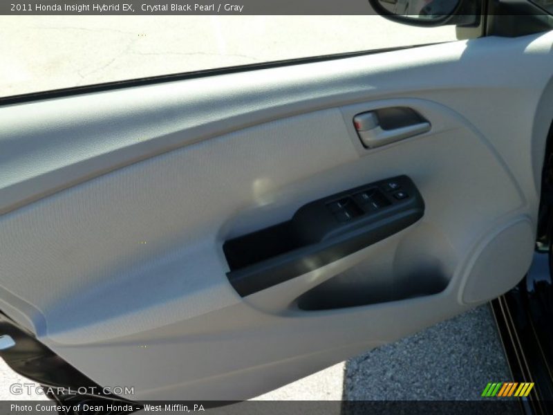 Crystal Black Pearl / Gray 2011 Honda Insight Hybrid EX