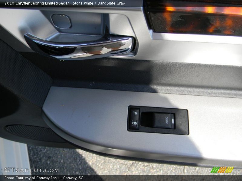 Stone White / Dark Slate Gray 2010 Chrysler Sebring Limited Sedan