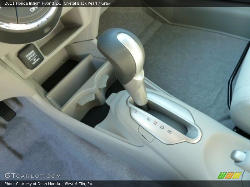 Crystal Black Pearl / Gray 2011 Honda Insight Hybrid EX