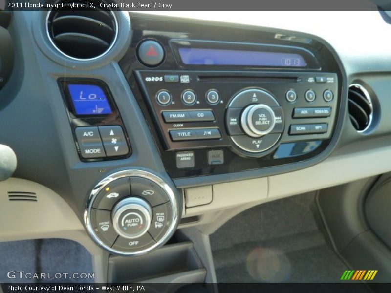 Crystal Black Pearl / Gray 2011 Honda Insight Hybrid EX