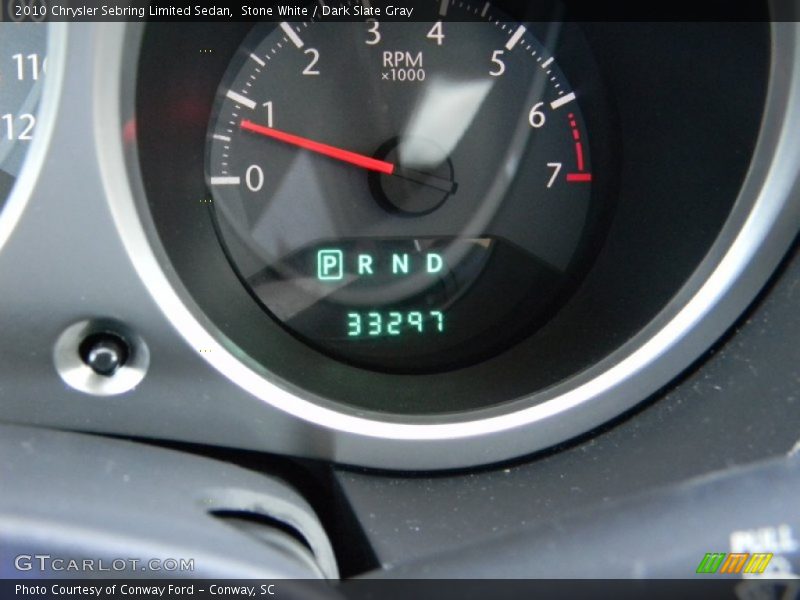 Stone White / Dark Slate Gray 2010 Chrysler Sebring Limited Sedan
