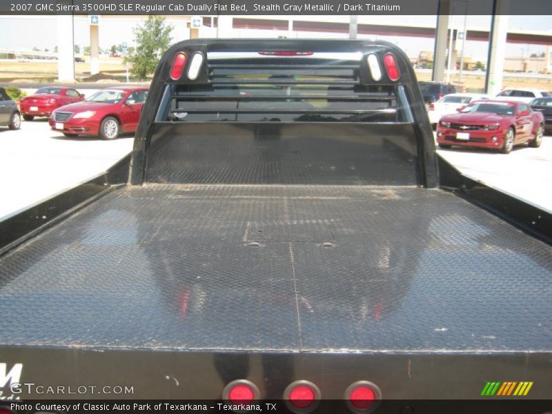 Stealth Gray Metallic / Dark Titanium 2007 GMC Sierra 3500HD SLE Regular Cab Dually Flat Bed