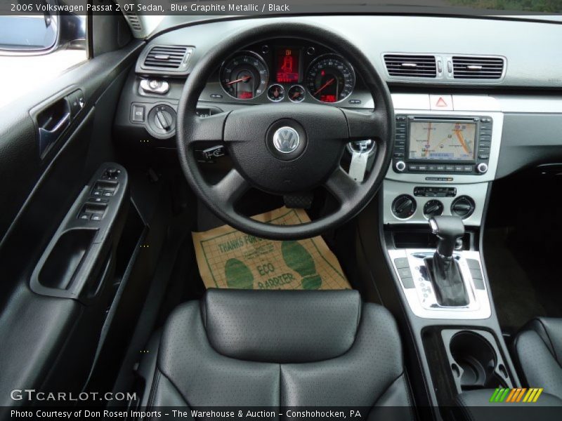 Blue Graphite Metallic / Black 2006 Volkswagen Passat 2.0T Sedan