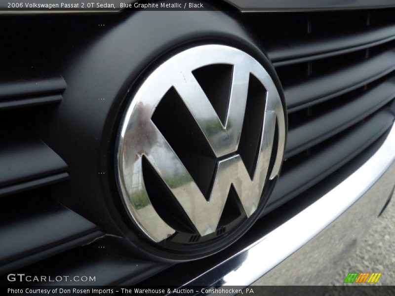 Blue Graphite Metallic / Black 2006 Volkswagen Passat 2.0T Sedan