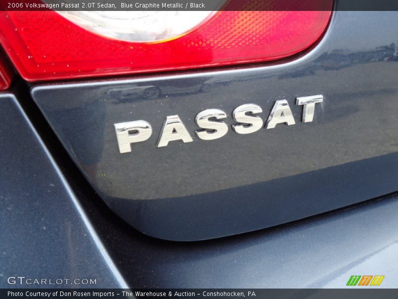 Blue Graphite Metallic / Black 2006 Volkswagen Passat 2.0T Sedan