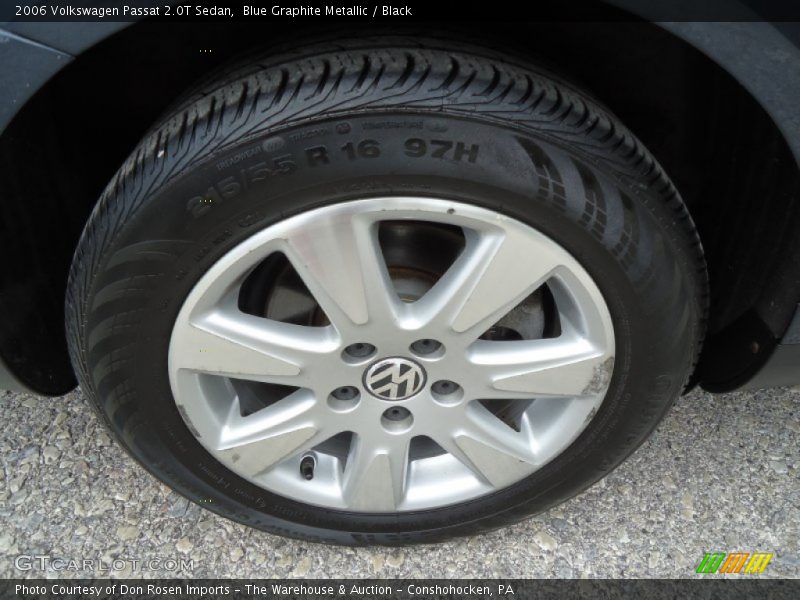 Blue Graphite Metallic / Black 2006 Volkswagen Passat 2.0T Sedan