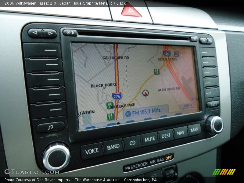 Blue Graphite Metallic / Black 2006 Volkswagen Passat 2.0T Sedan