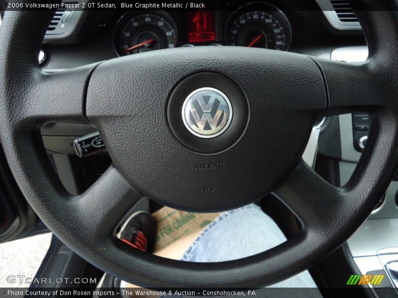 Blue Graphite Metallic / Black 2006 Volkswagen Passat 2.0T Sedan