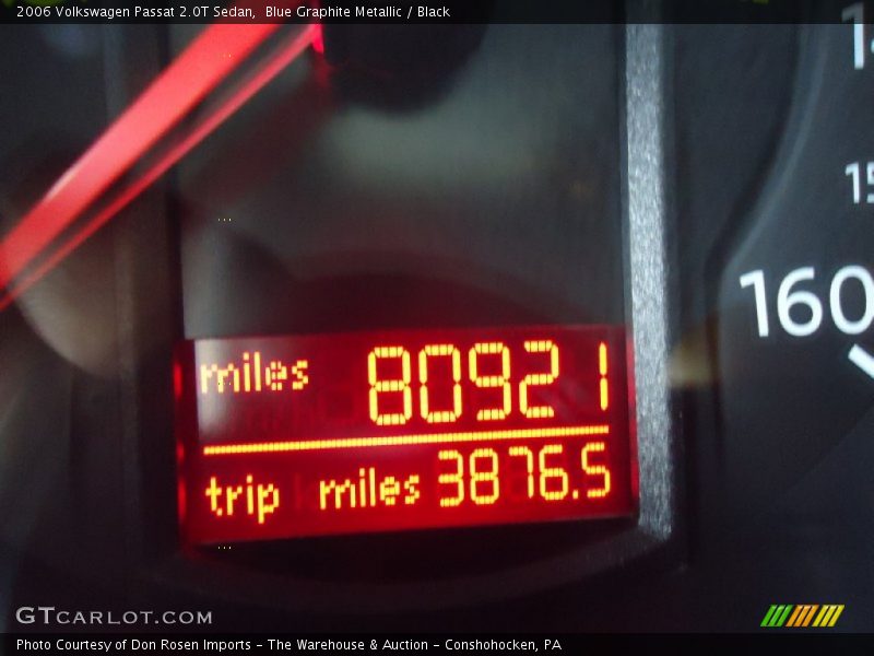 Blue Graphite Metallic / Black 2006 Volkswagen Passat 2.0T Sedan