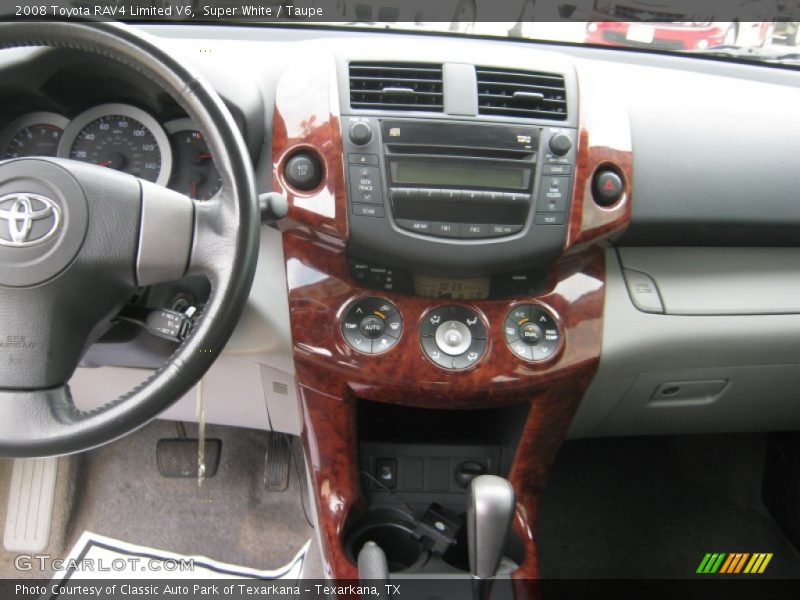 Super White / Taupe 2008 Toyota RAV4 Limited V6