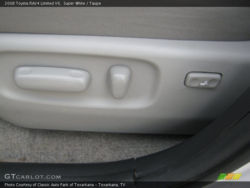 Super White / Taupe 2008 Toyota RAV4 Limited V6