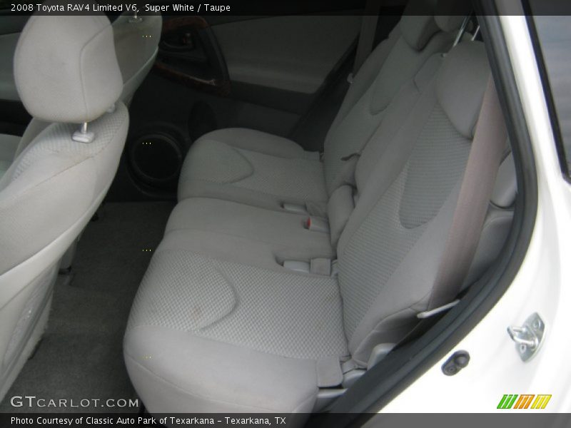 Super White / Taupe 2008 Toyota RAV4 Limited V6