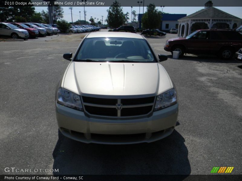 White Gold / Dark Slate Gray 2010 Dodge Avenger SXT