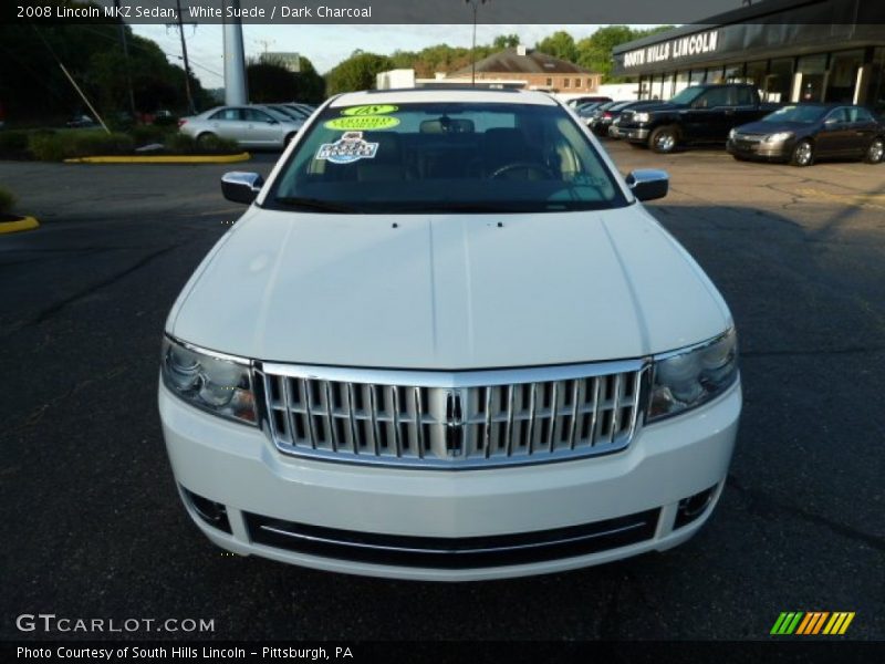 White Suede / Dark Charcoal 2008 Lincoln MKZ Sedan