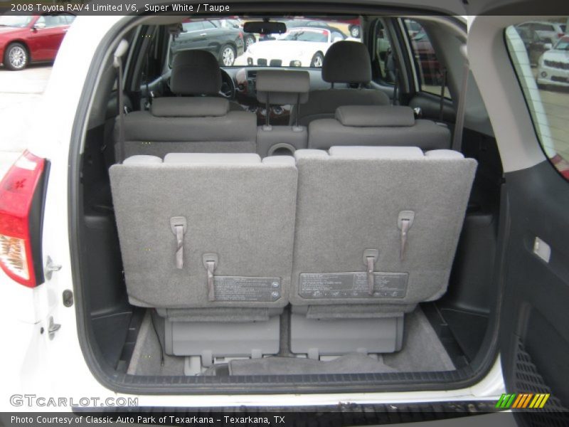 Super White / Taupe 2008 Toyota RAV4 Limited V6